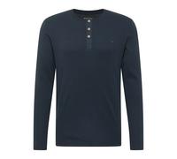 Mustang Men's Long Sleeve - Arminto, Knit Rib, Henley-Kragen,Slim Fit, Bio-B