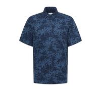 MUSTANG Men's Short Sleeve Shirt, Distorted Palm Blue 12728, 3XL