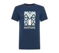 MUSTANG Men's Style Austin T-Shirt, Dress Blues 5334, L