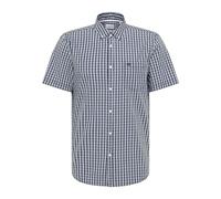 MUSTANG Men's Style Gilroy Button Down Shirt, Blue Vichy Check 12739, L