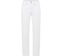 MUSTANG Men's Style Jeff Relaxed Straight Jeans, Bright White 2007, 34 W/32 L