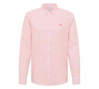 MUSTANG Men's Style Rawlins Shirt, Red Fine Stripe 12735, L