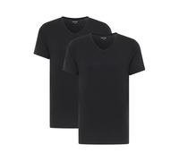 MUSTANG Men's T-Shirts, 2-Pack - Amado, Organic Cotton, Single Jersey, V-Neck...