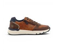 Mustang Mens Tan Faux Leather Trainer Sneakers - M0051003 - Brown