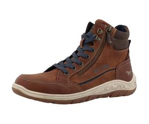 Mustang Men's Trainers with Quilted Entry and Zip 15M0181002, Brown, 11 UK