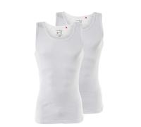 MUSTANG Men's Undershirt, 2-Pack - Tank Top, Double Rib, True Denim