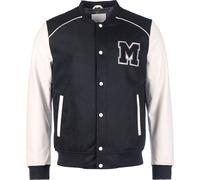 Mustang Milled, leather/textile jacket XXL Black/Light Grey