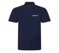 Mustang P-51 Embroidered Polo Shirt, Pristine Logo Fighter Plane (UK, Alpha, 3XL, Regular, Regular, Navy)
