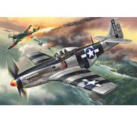Mustang P-51K, WWII American Fighter 1:48 Plastic Model Kit ICM