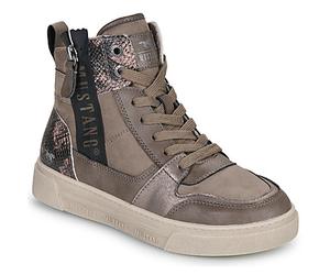 Mustang Shoes (High-top Trainers) RHONDA in Brown 4