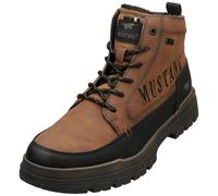 MUSTANG Side Zip Boots Mens Casual Boots in Cognac - 10.5 UK