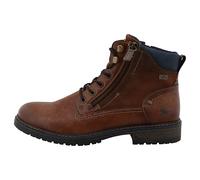 MUSTANG Side Zip Low Heel Mens Casual Boots in Brown - 9.5 UK