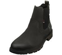 Mustang Side Zip Low Heel Mens Chelsea Boots in Coal - 9.5 UK