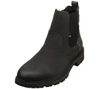 MUSTANG Side Zip Low Heel Mens Chelsea Boots in Coal - 9 UK