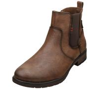 Mustang Side Zip Low Heel Womens Chelsea Boots in Cognac - 5 UK