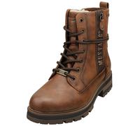 Mustang Side Zip Low Heel Womens Classic Trainers in Brown - 5 UK