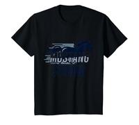 Mustang Strong School Spirit Powerful Stallion Pride T-Shirt, Kids, Black, 2 Years
