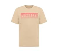 MUSTANG Style Austin T-Shirt, White Pepper 3268, S Men