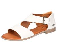 MUSTANG Women 1388-810 Sandal, White, 8.5 UK