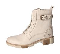 MUSTANG Women 1443-505 schnuerbooty, Ivory, 8 UK