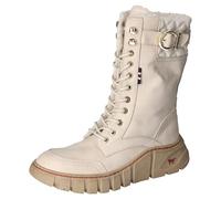 MUSTANG Women 1499-605 Lace-Up Boots, Ivory, 6 UK