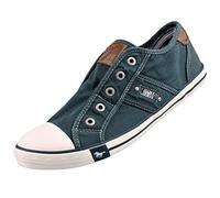 Mustang Women's 1099-401-87 Slip On Trainers, Blue (Blau/Grün 87) ,5 UK (38 EU)