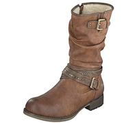 Mustang Women's 1139-624 Mid Calf Boot, Cognac, 3 UK