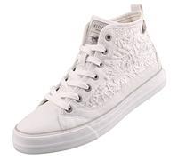MUSTANG Women's 1272-502 High top Trainers, White, 6 UK