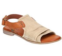 Mustang Women's 1388-808 Sandal, Denim Beige, 6 UK