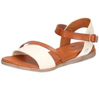 Mustang Women's 1424-807 Sandals, cream white, 8 UK