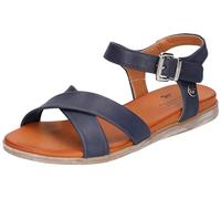 MUSTANG Women's 1424-808 Sandals, Dark Blue, 37 EU, darkblue, 5 UK