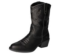 MUSTANG Women's 1478-503 Western Booty, Black, 3 UK