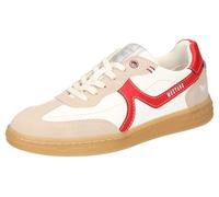 MUSTANG Women's 1511-303 Lace-up Low Shoe, White red, 7.5 UK