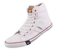 Mustang Women's 4058-505-1 Hi-Top Trainers, Weiss, 43