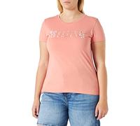 MUSTANG Women's Alexia C Print T-Shirt, Lobster Bisque 8131, XS