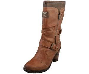 MUSTANG women's boots with decorative zipper 15M0162001, Cognac, 40 EU