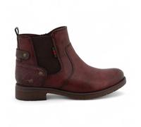 Mustang Women's Burgundy Classic Chelsea Ankle Boots