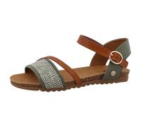 MUSTANG Women's Classic Sandals, Women's Sandals, Green 02927, 6 UK