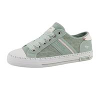 MUSTANG Women's Low Sneakers Women's Half Shoes, Turquoise 00259, 8 UK