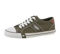MUSTANG Women's Low-Top Sneakers, Green, 7 UK