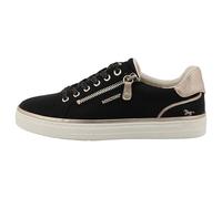 MUSTANG Women's Low-Top Trainers, Women's Low Shoes, Black 00001, 8 UK