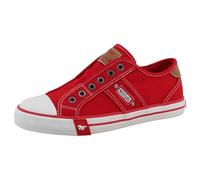 MUSTANG Women's Low-Top Trainers, Women's Low Shoes, red, 40 EU