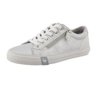 MUSTANG Women's Low-Top Trainers, Women's Low Shoes, Silver 00017, 7 UK