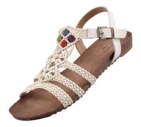 MUSTANG Women's Sandals, ivory, 6 UK