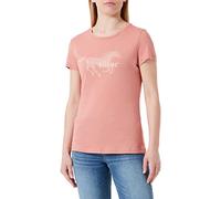 MUSTANG Women's Style Alexia C Print T-Shirt, Desert Sand 7261, M
