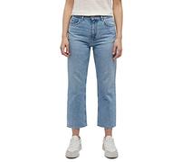 MUSTANG Women's Style Brooks Straight 7/8 Jeans, Medium Blue 312, 32W x 30L