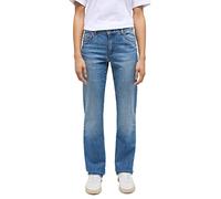 MUSTANG Women's Style Crosby Relaxed Straight Jeans, Medium Blue 402, 29W x 32L