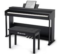 MUSTAR 88 Key Piano Keyboard Hammer Action Fully Weighted with Piano Bench