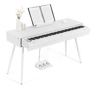 MUSTAR Digital Piano 88 Weighted Keys Hammer Action, 88 Key Piano Keyboard Full Weighted Desk Piano 3-in-1, Home Electric Piano with Triple Pedal, Wireless Connection, USB MIDI, 800 Tones, 600 Rhythms