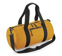 (Mustard) Bagbase Recycled Barrel Bag
